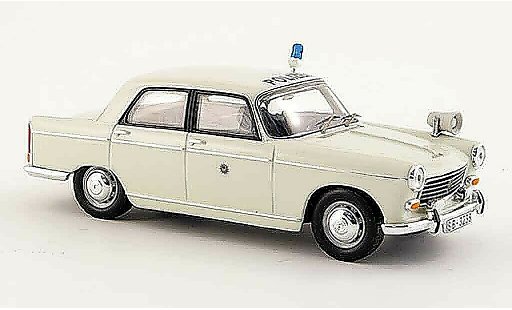 Peugeot 404 Berline 1/43 IXO Berlina police 1966 coche miniatura