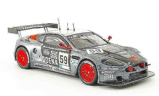 Aston Martin DBR9 gt1 1/43 IXO no.59 garcia menten fittipaldi le mans 2007 coche miniatura