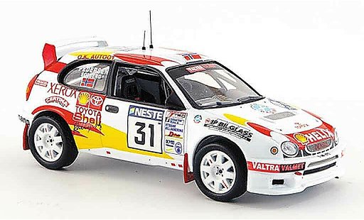 Toyota Corolla WRC 1/43 IXO no.31 rallye finnland 2000 coche miniatura
