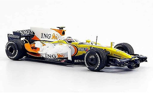 Renault F1 2008 1/43 Minichamps ing f1 team r28 car no.6 coche miniatura