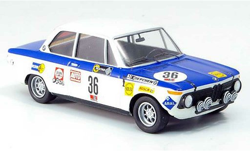Bmw 2002 ti 1/43 Trofeu No.36 ganador 24 Std. Nurburgring 1970 pieza/Schickentanz coche miniatura