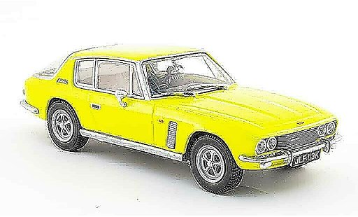 Jensen MK3 Base 1/43 Oxford Interceptor amarillo coche miniatura