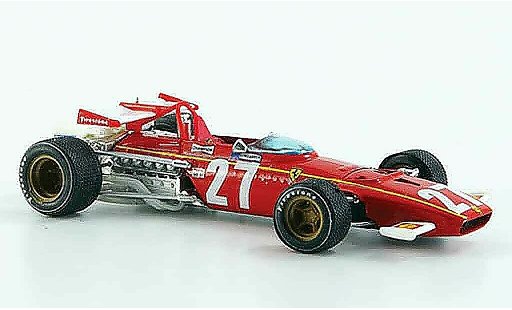 Ferrari 312 B 1/43 Brumm no.27 jacky ickx gp belgien 1970 coche miniatura