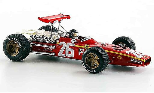 Ferrari 312 F1 1/43 Brumm f1no.26 jacky ickx 40.jubilaum 1968 2008 1968 coche miniatura
