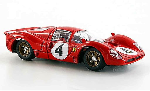 Ferrari 330 P4 1/43 Brumm no.4 1000 km monza r. lodovico 1967 coche miniatura