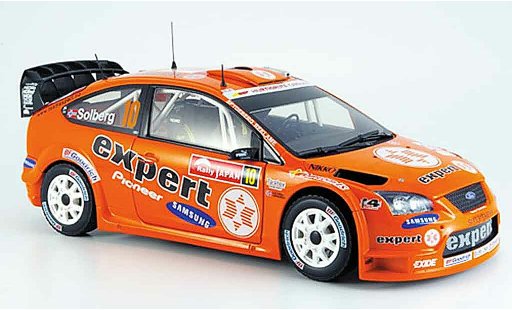 Ford Focus RS WRC 1/18 Sun Star solberg rallye japan coche miniatura