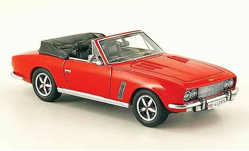 Jensen SIII DHC 1/43 Neo Interceptor rojo coche miniatura