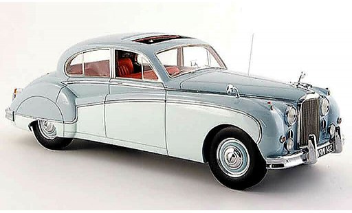 Jaguar MK 9 1/18 Neo azul creme blanco 1960 coche miniatura
