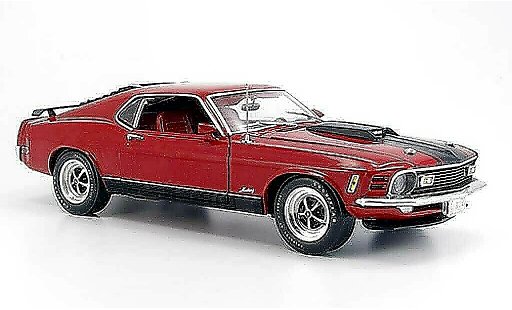 Ford Mustang Mach 1 1/18 Highway 61 rojo coche miniatura