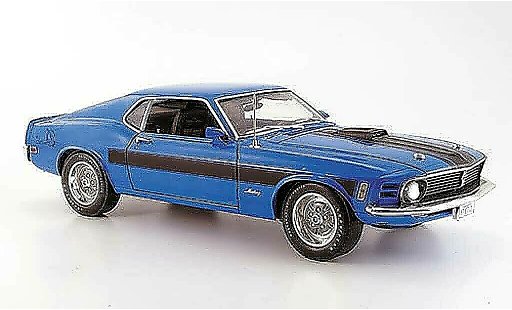 Ford Mustang Special Edition 1/18 Highway 61 sidewinder azul/negro coche miniatura