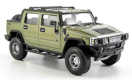 Hummer H2 SUT 1/43 Cararama verde coche miniatura