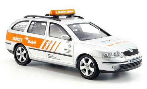 Skoda Octavia Combi 1/43 Abrex mobil service 2004 coche miniatura