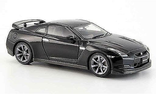 Nissan Skyline R35 1/43 Ebbro GT R negro 2007 coche miniatura