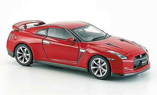Nissan Skyline R35 1/43 Ebbro GT R rojo 2007 coche miniatura