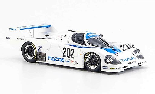 Mazda 757 Base 1/43 Spark No.202 Kennedy Galvin Dieudonne Le Mans 1987 coche miniatura