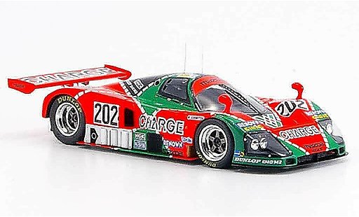 Mazda 787B Base 1/43 Spark No.202 Gachot Herbert Weidler Le Mans 1990 coche miniatura