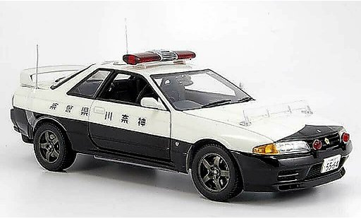 Nissan Skyline R32 1/18 Kyosho gt-r no.502 polic&Atilde;&shy;a coche miniatura