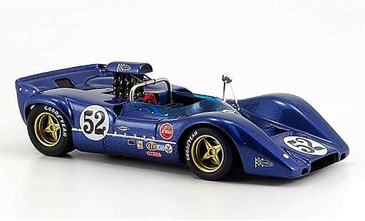 McLaren M6 Base 1/43 Spark B No.52 ganador Fuji Peter Revson 1968 coche miniatura