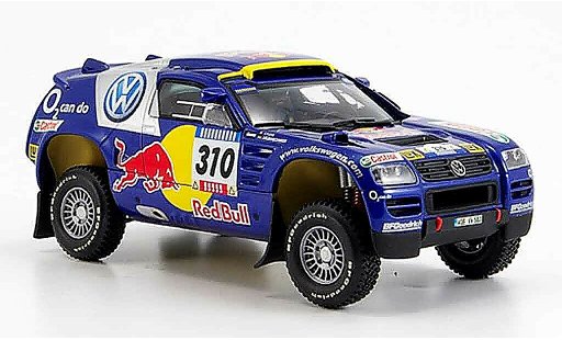 Volkswagen Touareg Dakar 1/43 Minichamps no.310 paris 2005 coche miniatura