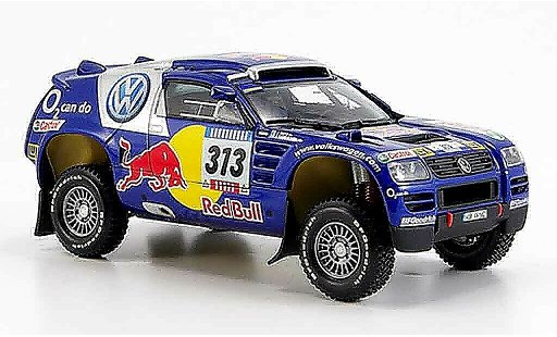 Volkswagen Touareg Dakar 1/43 Minichamps no.313 paris 2005 coche miniatura