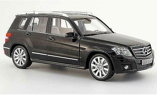 Mercedes Classe GLK Base 1/18 Minichamps (x 204) negro 2008 coche miniatura