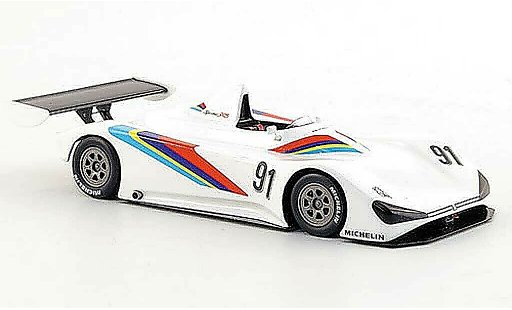 Peugeot 905 1991 1/43 Spark Spider Cup Prensentation coche miniatura