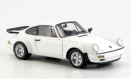 Porsche 911 SC 1/43 Spark blanco 1984 coche miniatura