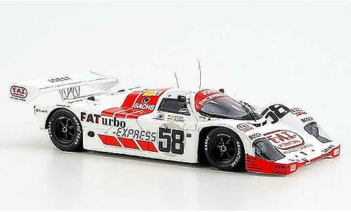 Porsche 911 1991 1/43 Spark No.58 Joest Siebter 24h Le Mans coche miniatura