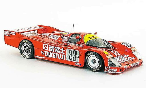 Porsche 962 1988 1/43 Spark No.33 Zehnter Le Mans coche miniatura