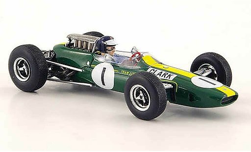 Lotus 33 Climax 1/43 Spark No.1 J.Clark ganador GP Alemania 1965 coche miniatura