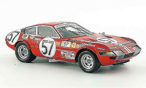 Ferrari 365 GTB/4 1/43 Red Line no.57 nart 24h le mans 1972 coche miniatura