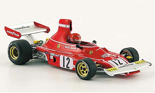 Ferrari 312 B 1/43 Red Line 3 no.12 niki lauda ganador gp spanien 1974 coche miniatura
