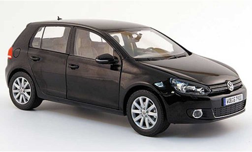 Volkswagen Golf GTI 1/18 Norev negro 5 portes 2009 coche miniatura