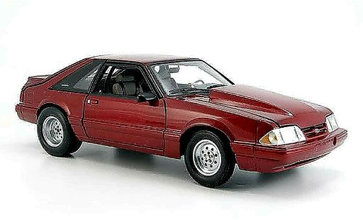 Ford Mustang LX 5.0 1/18 GMP drag rojo coche miniatura