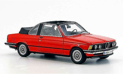 Bmw 323 baur 1/43 Neo (E21) Descapotable rojo 1979 coche miniatura
