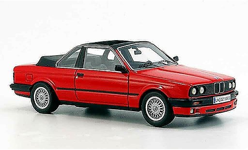 Bmw 325 Cabriolet 1/43 Neo E30 i (E 30) Baur Descapotable rojo 1986 coche miniatura