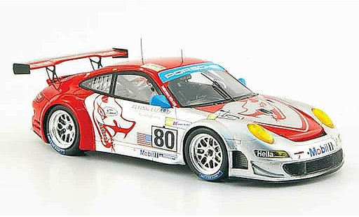 Porsche 911 GT3 RSR 1/43 Spark 2008 No.80 Le Mans coche miniatura