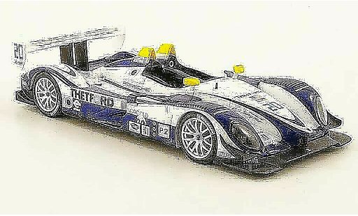 Porsche RS Spyder 1/43 Minichamps No.20 Thetford ALMS 12h Sebring 2008 coche miniatura
