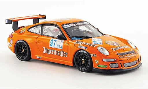 Porsche 911 GT3 CUP 1/43 Minichamps 2008 Team Kellymoss Racing Le Mans coche miniatura
