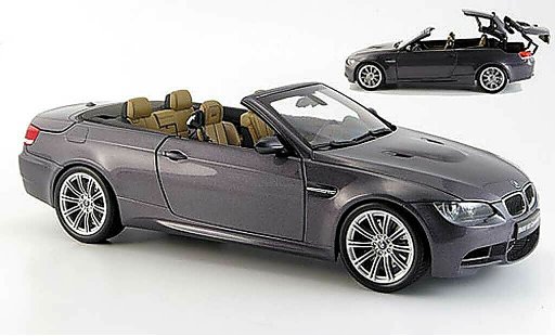 Bmw M3 Cabriolet 1/18 Kyosho E93 gris 2008 coche miniatura