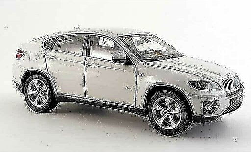 Bmw X6 xdrive 50i 1/18 Kyosho E71 xdrive50i blanco coche miniatura