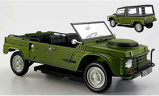 Citroen Mehari 4x4 1/18 Norev verde 1979 coche miniatura