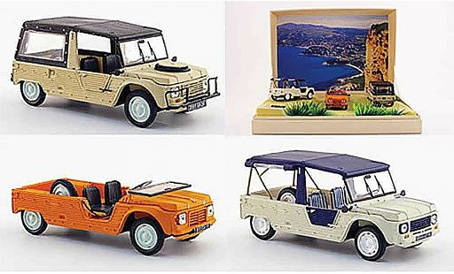 Citroen Mehari Berline 1/43 Norev 3er set 40 jahre coche miniatura
