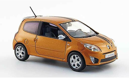 Renault Twingo GT 1/43 Norev naranja 2007 coche miniatura