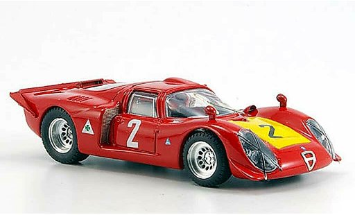 Alfa Romeo 33.2 prototipo 1/43 Best 1968 No.2 Imola coche miniatura