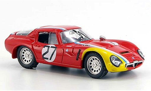 Alfa Romeo Giulia TZ2 1/43 Best No.27 Pilette Monza 1967 coche miniatura