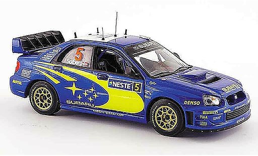 Subaru Impreza WRC 1/43 IXO no.5 rallye finlande 2005 coche miniatura