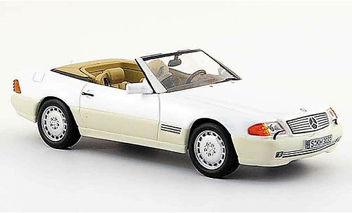 Mercedes 500 Base 1/43 IXO (R 129) blanco 1990 coche miniatura