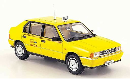 Alfa Romeo 33 taxi 1/43 Pego di roma amarillo coche miniatura