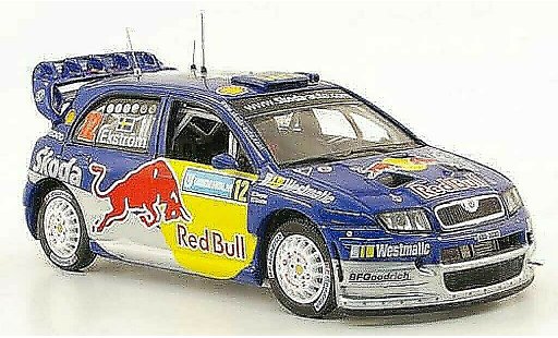 Skoda Fabia WRC 1/43 IXO No.12 Rally Suecia 2006 coche miniatura